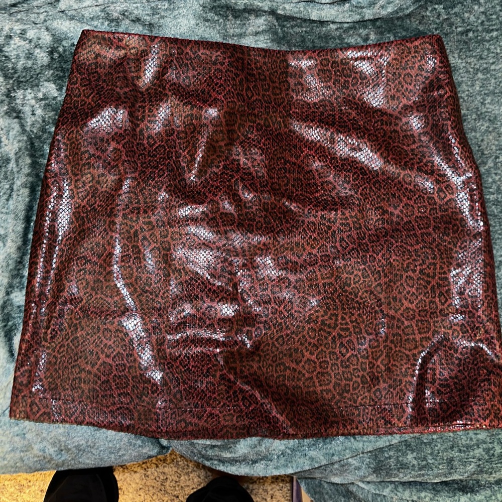 Snake skin skirt